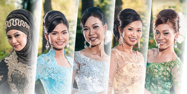 Malay bridal photography lighting setups
